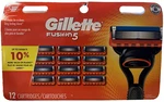 Gillette Fusion 5 Razor Blade Refills New Packs Of 12 Cartridges Factory Sealed. Fixed Price $31.99.