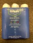 Gillette Sensitive Plus Shave Gel, Island Breeze W/vitamin C +aloe 7OZ (3 Pk). Fixed Price $18.99.