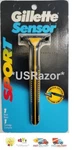 Gillette Sensor Razor Sport Metal Shaver Handle 93 Usa Fit Excel Blade Yellow. Fixed Price $63.99.