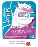 4 Gillette Venus Olay Razor Blades Comfortglide Refills Cartridges Sugarberry. Fixed Price $16.49.