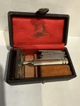 Omega Metal Safety Razor With Case And Extra Blades. Fixed Price $12.00.