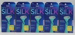 Lot Of 5 - Schick Hydro Silk Body Sensitive Skin Razor, With 1 2 Refills. Fixed Price $23.81.