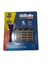 Gillette Proglide Plus 5-BLADE Razor 16 Cartridges & Handle Free Ship. Fixed Price $59.00.