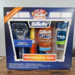 Gillette Fusion Proglide Performance Pack Razor Shave Gel Body Wash Gift Set. Fixed Price $15.17.