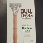 Bulldog Original Bamboo Razor, 5 Steel Blades, Aloe Vera Strip, Handle. Fixed Price $8.47.