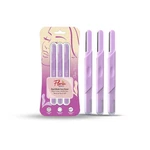 Floren Dual Facial Razor For Women, 3CT Face Count (pack Of 1), Purple. Fixed Price $12.57.