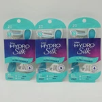 Lot Of 3 Schick Hydro Silk Ultra Sensitive Women Disposable Razors 6CT Total. Fixed Price $11.99.