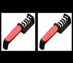 2 Piece Set, 4 Stage Razor Professional Ceramic Tungsten Knife Sharpener. Fixed Price $14.75.