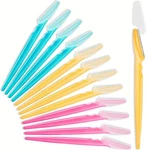 Hfatmos 12 Pcs Eyebrow Razor, Multipurpose Exfoliating Dermaplaning Tool Razors. Fixed Price $23.95.
