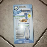 Bic Easyrinse Sensitive Anti-clogging, Refillable 4 Piece Set, Assorted. Fixed Price $6.00.