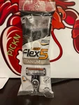 Lot Of 2 - Bic Flex 5 Men's Disposable Razors, Ultra Thin Titanium Blades. Fixed Price $9.50.