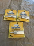 Lot Of 3 Pkgs. Schick Injector Refills 7 Blades Per Package New. Fixed Price $28.95.