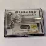 Gillette Adjustable Razor F1 Fatboy In Case 1960 With Extra Spoiler Blades. Fixed Price $149.99.