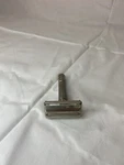 Vintage Gillette Tv Flair Tip Super Speed Safety Razor And 3 Blade. Fixed Price $35.00.