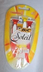 Bic Soleil 3-BLADE Disposable Razors 4 Ct. Brand New In Package. Fixed Price $9.95.