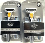 Studio 35 For Men Triple Blade Handles 12 Cartridges Pivoting Head. Fixed Price $16.98.