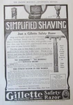 1906 * Gillette Safety Razor Shaving Blade Barber Finest The World. Fixed Price $8.00.