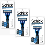 Packs Schick Xtreme Outlast 4 Blade Razors 3/PK Total 9 Disposable. Fixed Price $12.50.