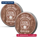 Viking Revolution Sandalwood Beard Balm - Butter With Argan Oil, Sof. Fixed Price $31.83.