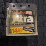 Vintage Gillette Atra 14 Pack Twin Blade Shaving Cartridge Pivoting Head Razor. Fixed Price $28.00.