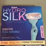 Schick Hydro Silk Sensitive Women's Razor 5-BLADE Cartridges Hypoallergenic. Fixed Price $10.32.