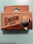 Union Razor RH2 Replacement Cartridges 4 Pack. Fixed Price $15.00.