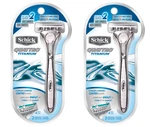 Schick Quattro Titanium Razor Handle + Cartridges (2 Pack). Fixed Price $12.99.