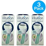 Schick Intuition Sensitive Care Sleek Handle Razor With Organic Aloe 3 Pack Bund. Fixed Price $36.00.