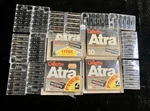 Lot 100 Gillette Atra Razor Blades Cartridges Vintage Nos Bulk. Fixed Price $65.00.