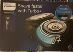 Philips Norelco Cordless Electric Shaver 5675 Includes Replacement Heads Turbo+. Fixed Price $105.79.