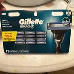 Gillette MACH3 Mens Razor Blades Refill 12 Cartridges - Brand New. Fixed Price $25.00.