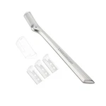 Tweezerman Eyebrow Razor With 3 Replacement Blades And Safety Cap (stainless.... Fixed Price $34.99.