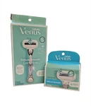 Gillette Venus Deluxe Smooth Sensitive 5 Blade Razor & 6 Cartridges Bundle Read. Fixed Price $24.99.