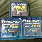 Personna Auto Plus Blade Cartridges, Fits Atra Razors (lot Of 3) Nos. Fixed Price $19.50.