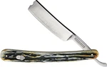 Rough Ryder Cinnamon Stag Bone Folding Razor Damascus Pocket Knife 2159. Fixed Price $34.95.