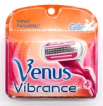Gillette Venus Vibrance Refill Razor Blades For Women 4 Cartridges - New Nos Oem. Fixed Price $12.00.