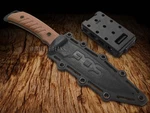 Sog Pillar Ltd Fixed Blade Knife 1/500 Red Micarta Black S35VN Steel UF1005-BX. Fixed Price $219.95.