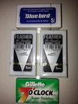 Feather Bluebird & Gillette 7 O'clock Sampler Fbg. Fixed Price $14.46.