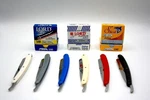 600 Shark, Lord, Platinumsingle Edge Half BLADES+6 Mixed Color Razors. Fixed Price $29.99.