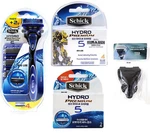 Schick HYDRO5 Premium Blade Razor Handle + Refill 10 Cartridges & Travel Case. Fixed Price $38.00.