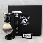 Shaving Set Synthetic Brush & Safety Razor Classic Grooming Kit Ready To Use. Fixed Price $52.99.