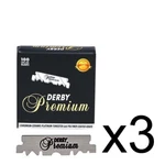 RA-20529 Barber Salon Beauty Derby Premium Single Edge Hair Razor Blades 3 Pack. Fixed Price $24.99.