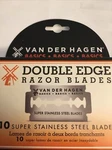 Van Der Hagen Double Edge Stainless Steel Razor Blades, Pack Of 10. Fixed Price $10.99.