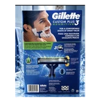 Gillette Custom Plus 3 Sensitive Disposable Razor Blades Chromium Coated Blue. Fixed Price $59.49.