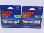 2 Boxes Dollar Shave Club 6 Blade Razor Refills Total Of 8 Cartridges. Fixed Price $12.99.
