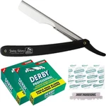 The Shave Factory Black & Silver Straight Count (pack Of 1), 2 Piece Set. Fixed Price $23.07.