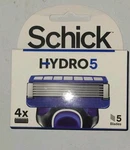 Schick Hydro 5, Refill Razor Blade Cartridges Brand New In Box 1 Pack Of 4. Fixed Price $11.99.