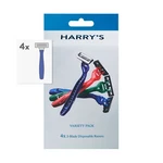 Harry's Men's Disposable Razors 3-BLADE Multi-color Variety Pack 4 Ct. Fixed Price $15.97.