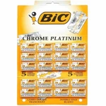 Navajas De Afeitar Seguridad Doble Filo Bic Chrome Platinum, 100 Hojas. Fixed Price $29.99.
