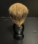 The Art Of Shaving Genuine Pure Badger Brush Black Handle. Fixed Price $24.99.